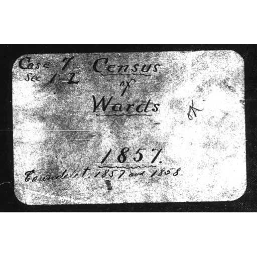 Census of Wards, Carondelet, 1857-1858