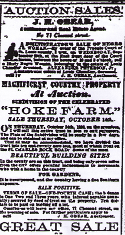 Hoke farm ad